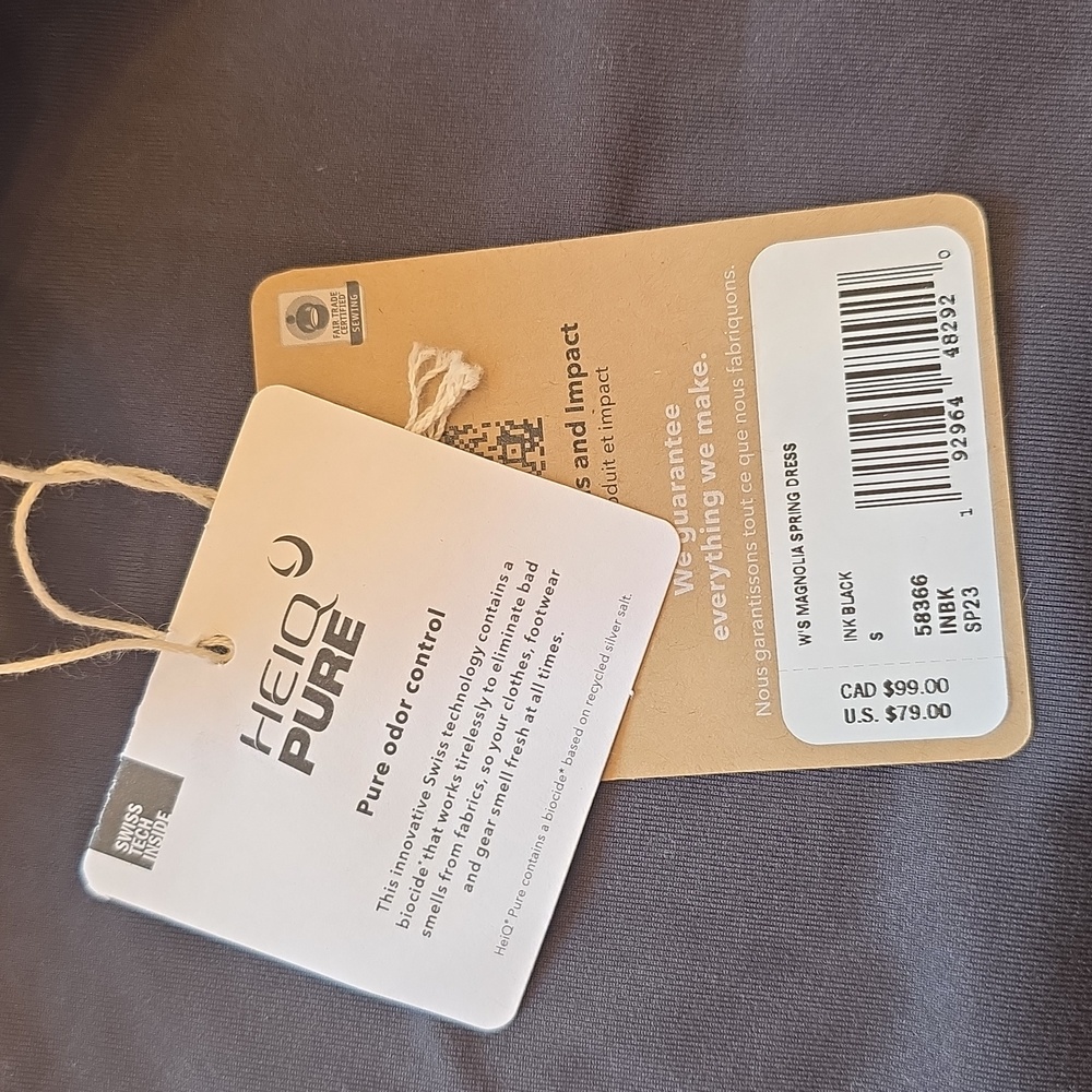 Patagonia Women's Magnolia Spring Dress -  Ink Black - Picture 4 of 4